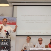 Fotogalerie Pressekonferenz Mauthausen Außenlager App