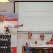 Fotogalerie Pressekonferenz Mauthausen Außenlager App
