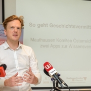 Fotogalerie Pressekonferenz Mauthausen Außenlager App