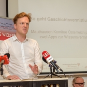 Fotogalerie Pressekonferenz Mauthausen Außenlager App