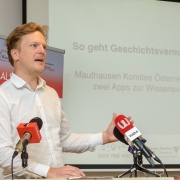 Fotogalerie Pressekonferenz Mauthausen Außenlager App
