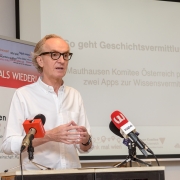 Fotogalerie Pressekonferenz Mauthausen Außenlager App