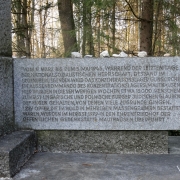 © MKÖ Memorial stone by the main road