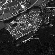 © DORIS Ebensee concentration camp memorial site, scale 1:5,000 with GPS data; 1. sacrificial free yard / former camp site; 2. entrances to the "B" gallery; 3. "Löwengang" gallery