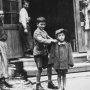 © USHMM CC-Ebensee: liberated children, 8 May 1945