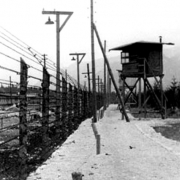 © Gedenkstätte Ebensee Camp fence and watch tower